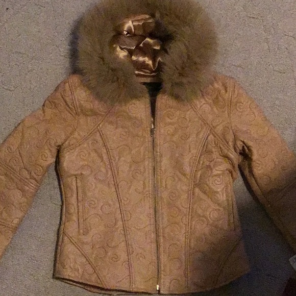 Girls Leather Jacket - Picture 1 of 2